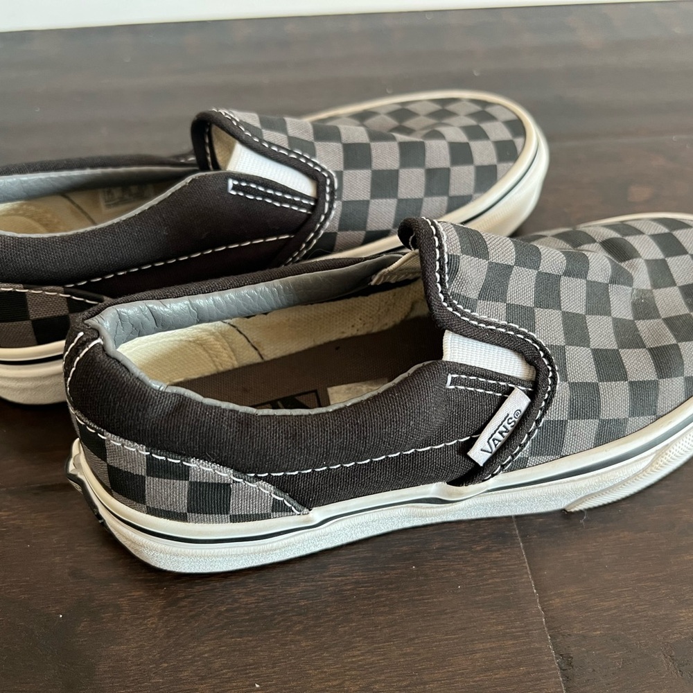 Kids Vans Checkered Slip-On Shoes - Picture 5 of 8